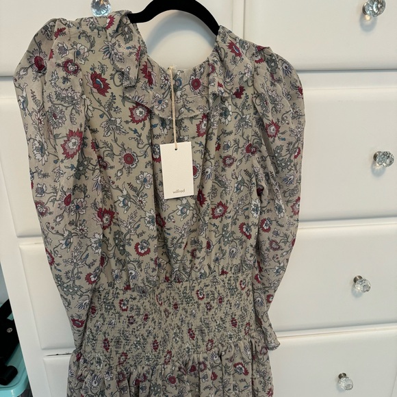 NWT ARITZIA WILFRED ruffle long sleeve dress - Picture 5 of 6